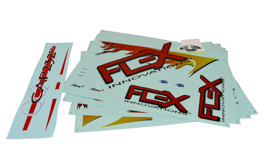 QQ CAP 232EX 60E DECAL SET YELLOW