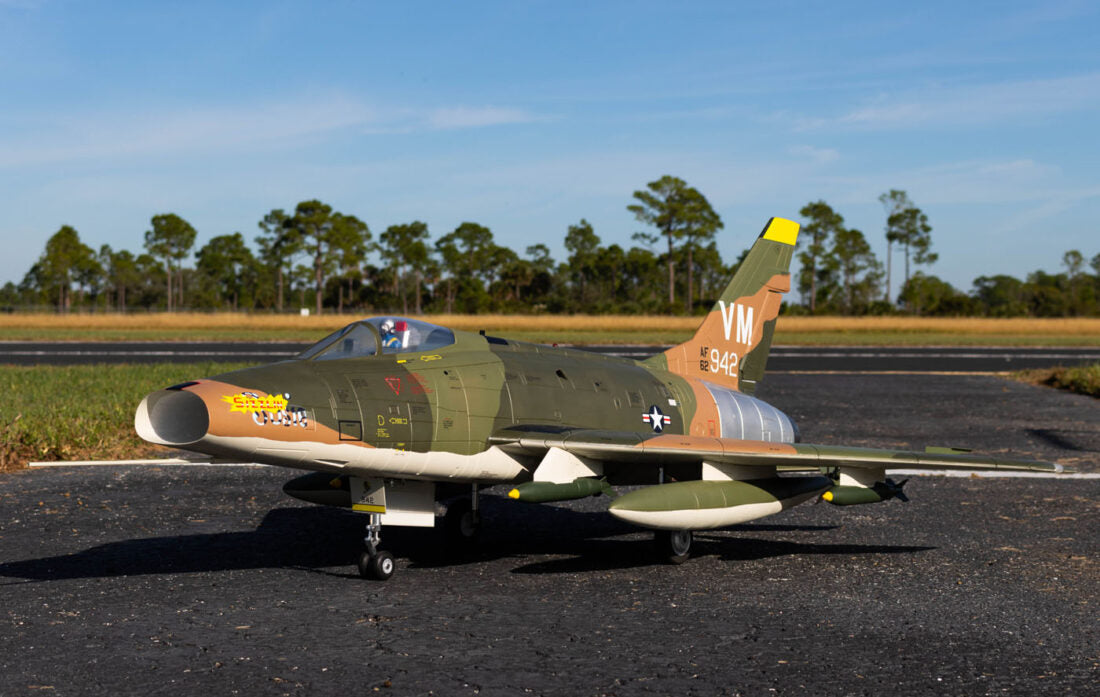 F-100D SUPER SABRE 90MM EDF SUPER PNP