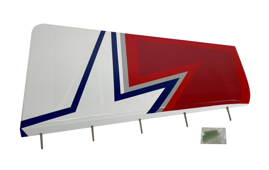MAMBA 120CC RUDDER (RED/BLUE)