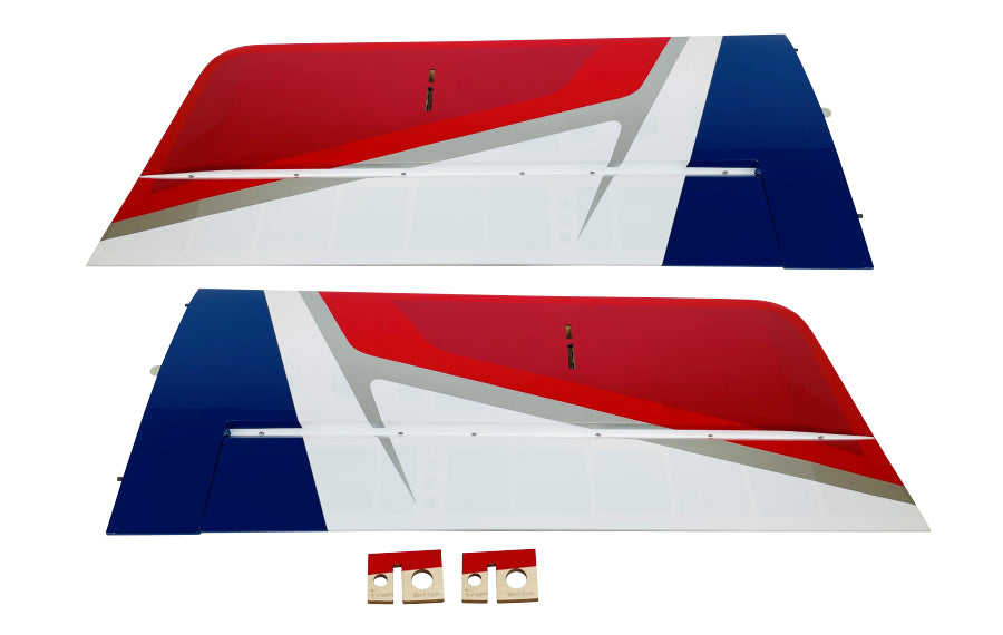 MAMBA 120 BOTTOM WING SET (RED/BLUE)