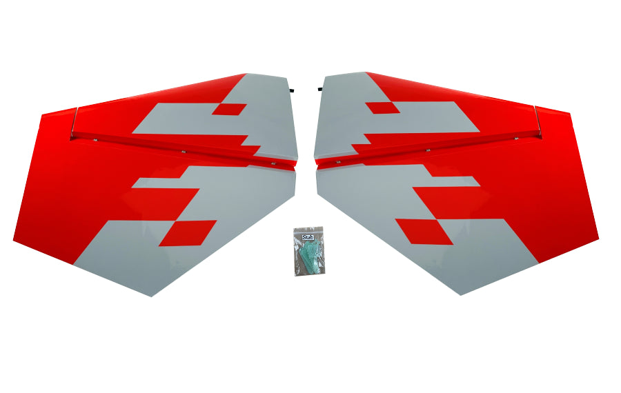 ULTIMATE 70CC G2 HORIZONTAL STABILIZER W/ELEVATORS, RED