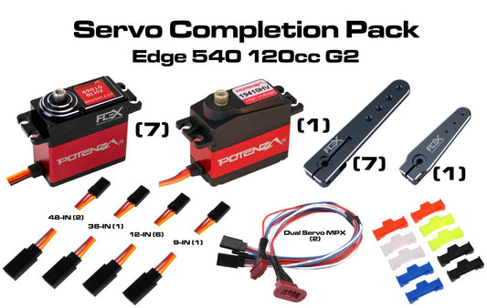 EDGE 540 120CC G2 SERVO COMPLETION PACK