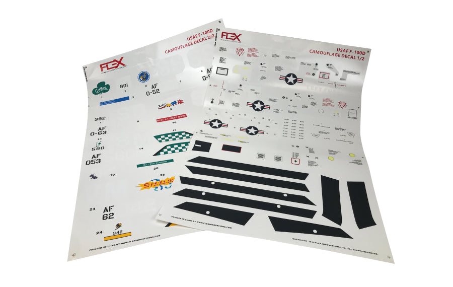 F-100D DECAL SET, GREEN