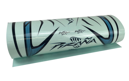 PIRAÑA YELLOW DECAL SET