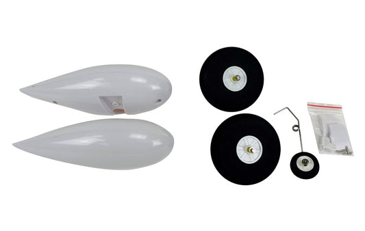 RV-8 10E G1/G2 WHEEL PANT SET W/WHEELS, AXLES & TAIL GEAR