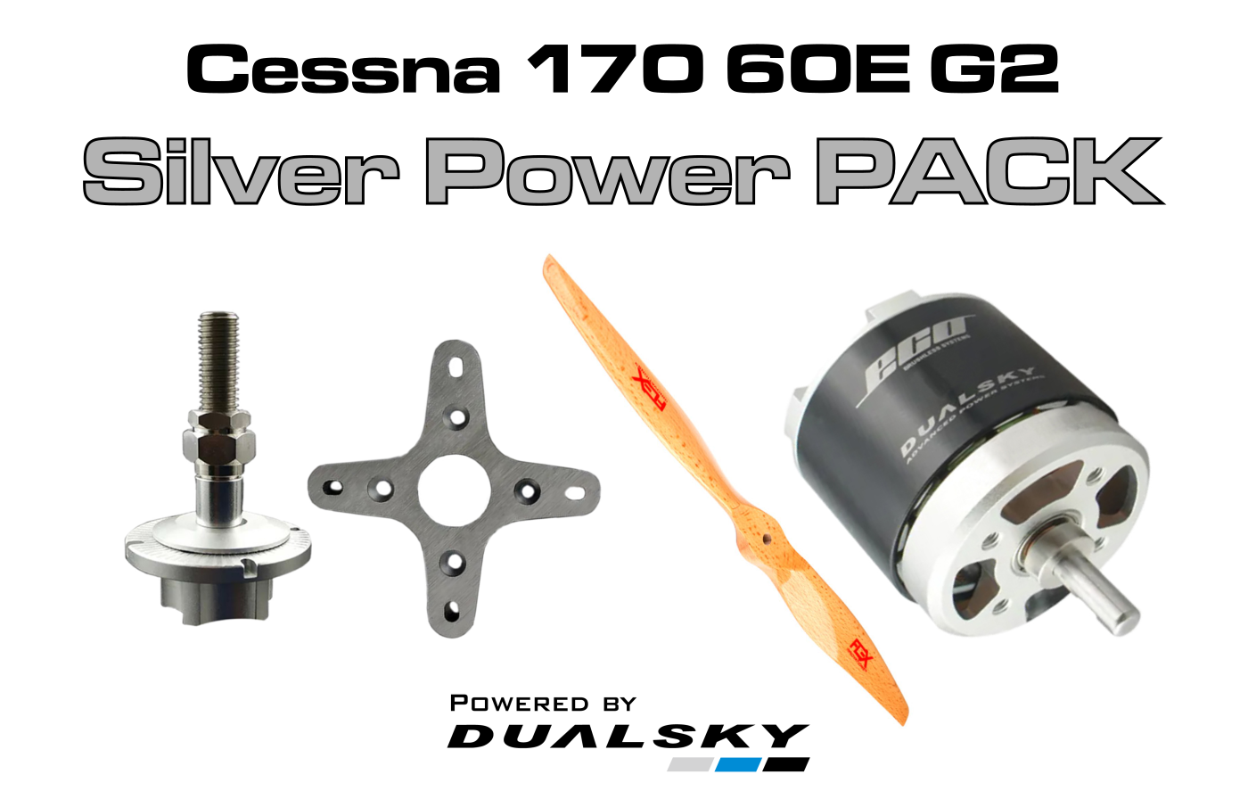 UPGRADE POWER PACK FLEX/DUALSKY SILVER SERIES (Cessna 170 60E G2)