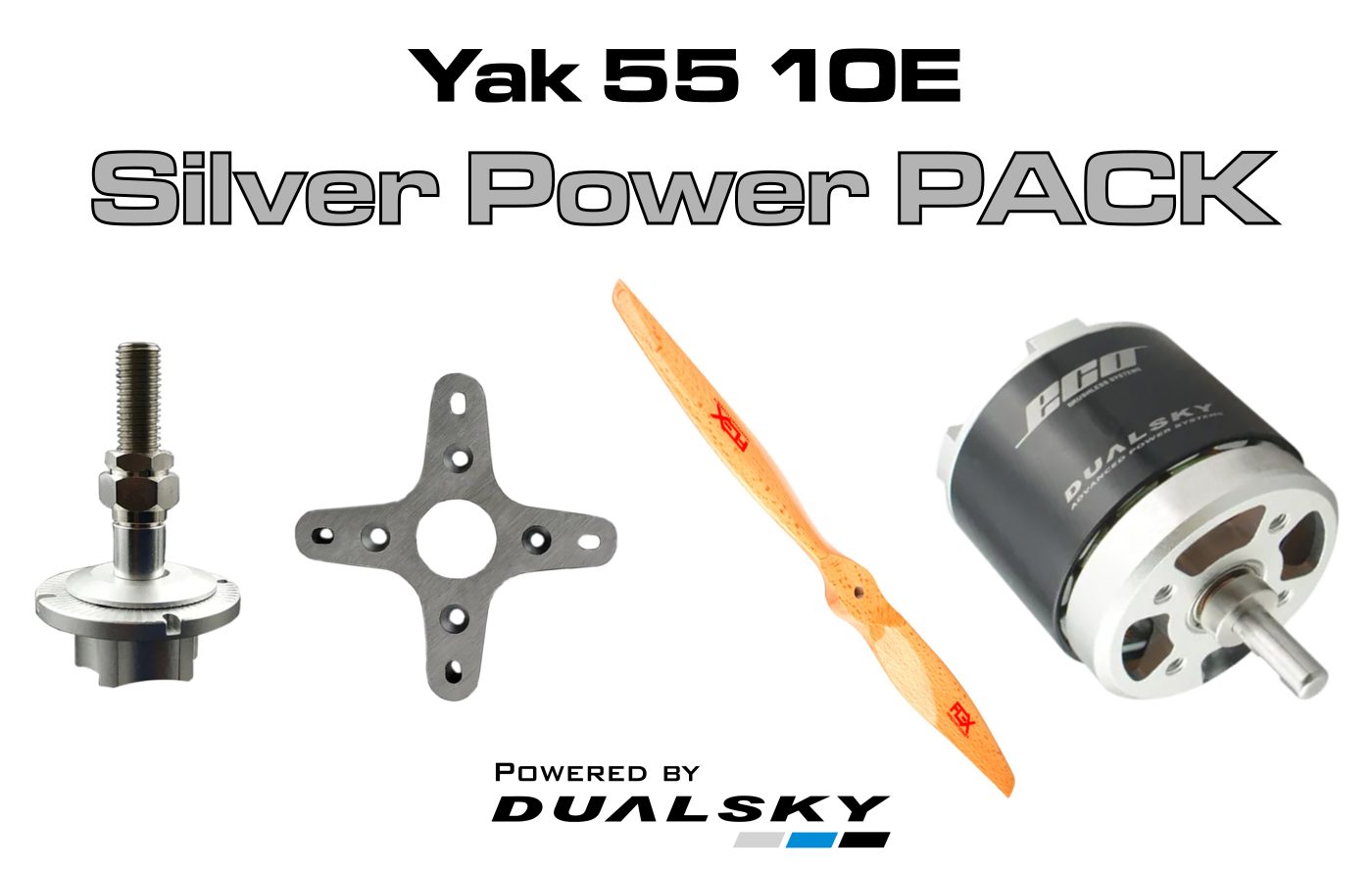 UPGRADE POWER PACK FLEX/DUALSKY SILVER SERIES (YAK 55 10E)