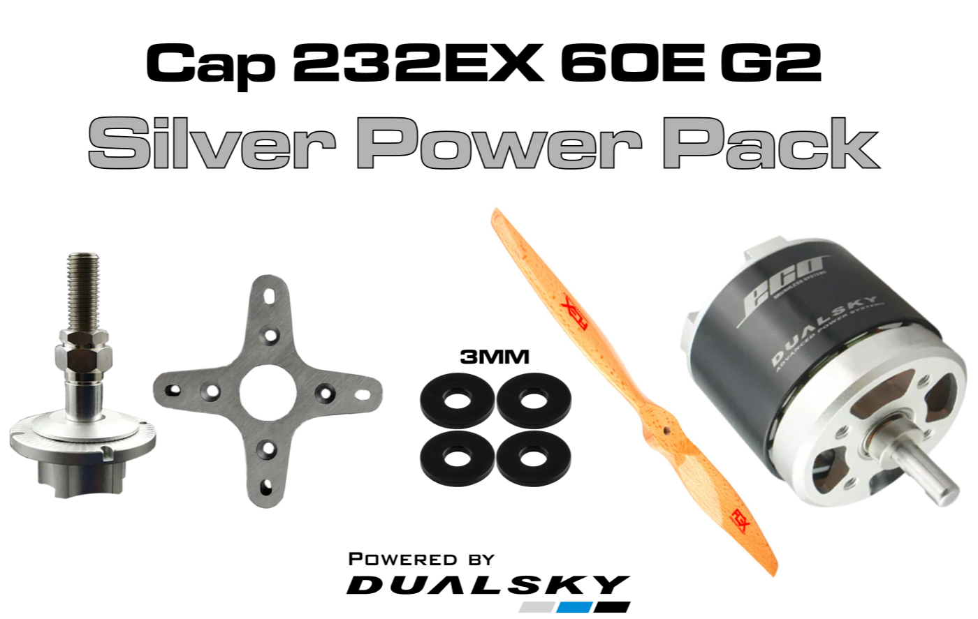 UPGRADE POWER PACK FLEX/DUALSKY SILVER SERIES (CAP 232EX 60E G2)