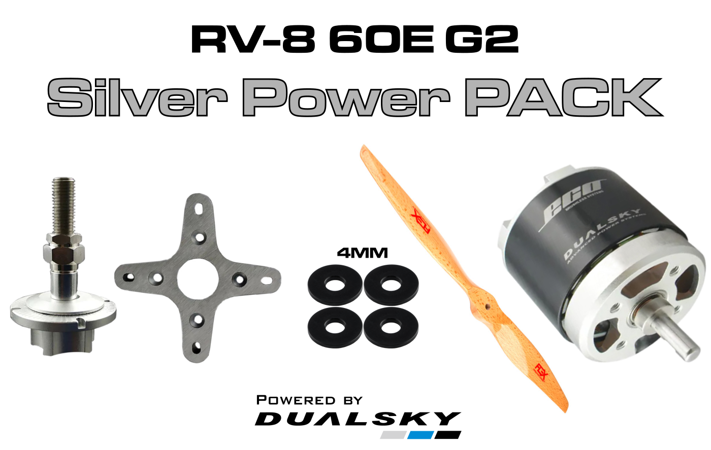 UPGRADE POWER PACK FLEX/DUALSKY SILVER SERIES (RV-8 60E G2)
