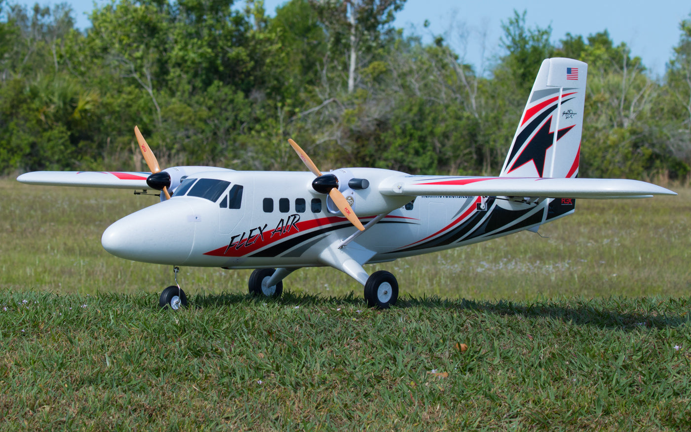 TWIN OTTER 80E DECAL SET DECAL SCHEME RED/BLACK
