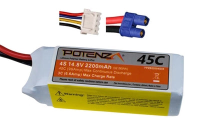 4S 2200MAH 45C LIPO BATTERY