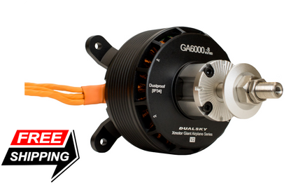 DUALSKY GA6000.8S 180KV MOTOR, SINGLE SHAFT
