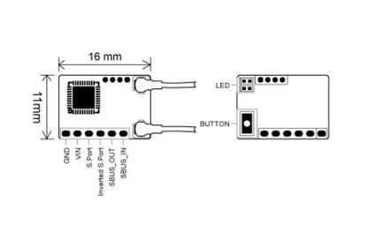 FRSKY ARCHER PLUS RS 2.4GHz RECEIVER