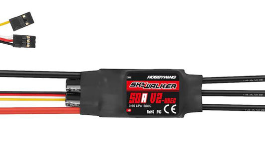 HobbyWing 50A ESC (W/7A BEC)